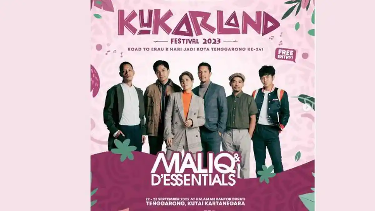 Gratis! Jadwal Kukar Land Festival 2023 Menuju HUT Tenggarong, Ada Maliq and D'Essentials