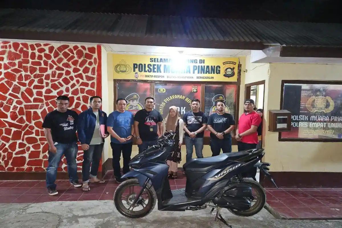 Peran PT, Karyawati Bos Distro di Palembang Ditangkap Polisi Dengan Motor Korban di Empat Lawang