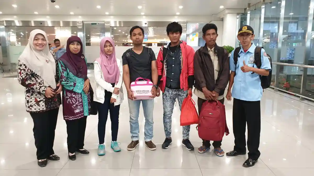 4 Warga Tegal di Wamena Akhirnya Selamat Kembali ke Kampung Halaman