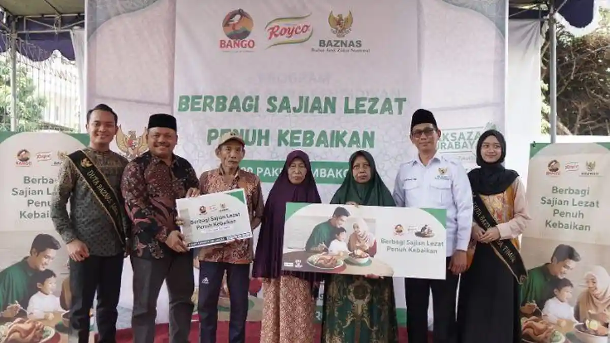 Berbagi Kebaikan untuk Sesama, BAZNAS Bersama Bango & Royco Salurkan 10 Ribu Paket Sembako di 9 Kota