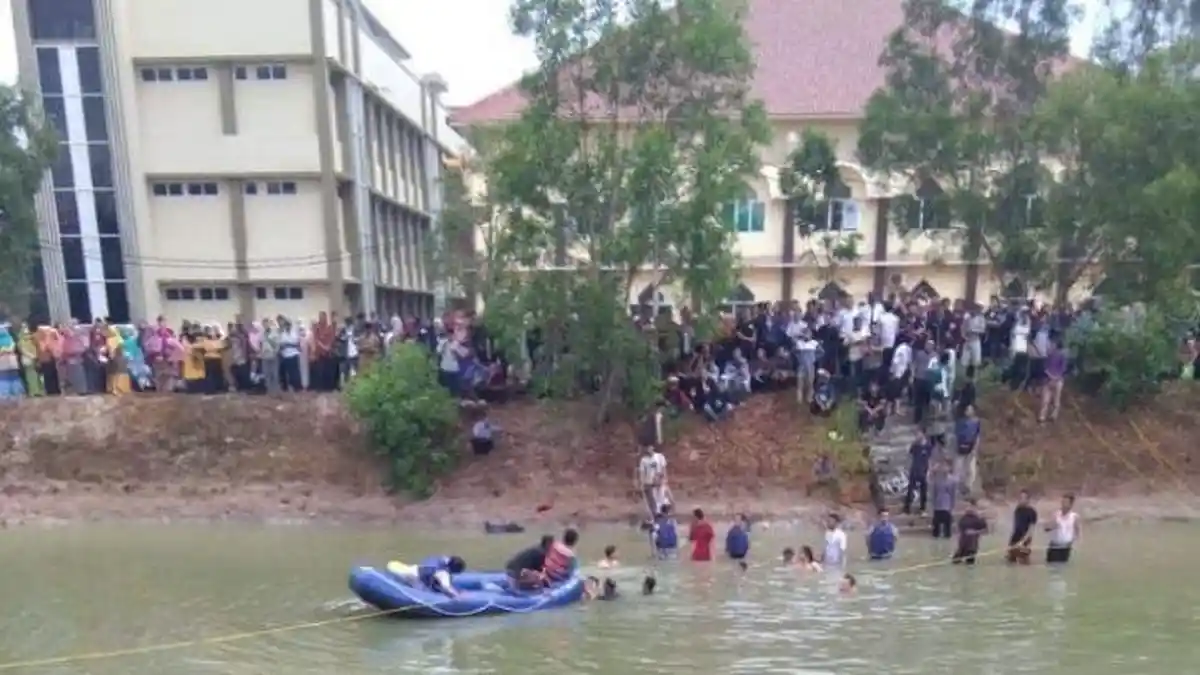 2 Mahasiswa UIN Lampung Tewas Tenggelam di Embung Kampus, Ini Penjelasan Wakil Rektor