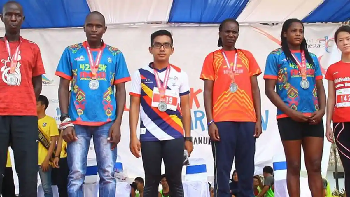 Tak Kebagian Medali, Lombok Marathon Kacau
