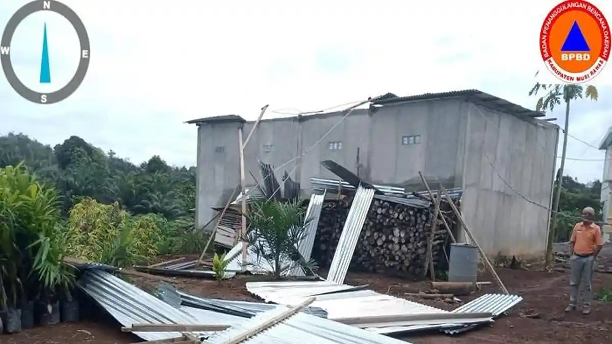 Termasuk Daerah Rawan Puting Beliung, Warga di TPK Musi Rawas Diminta Waspada
