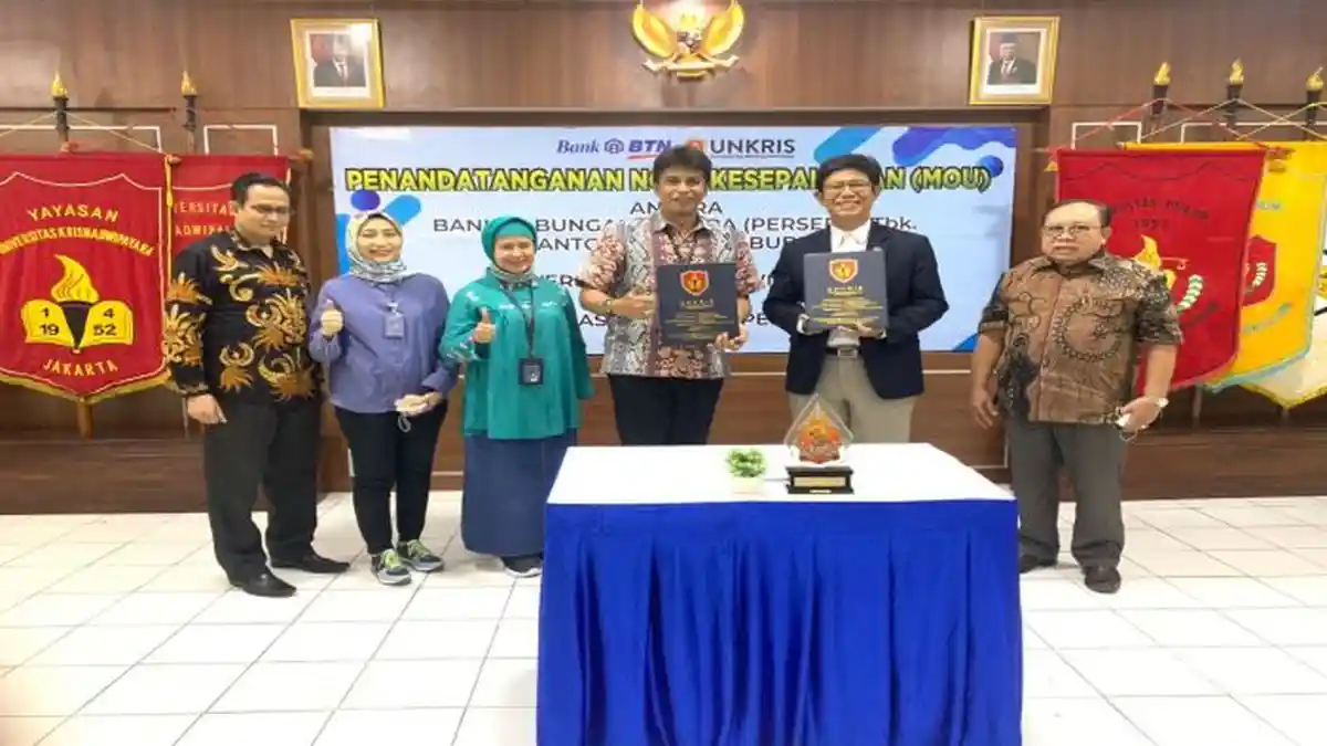 Sinergi Membangun Masyarakat Unkris dan BTN Sepakat Kerjasama, Ini Kata Rektor Unkris Ayub Muktiono
