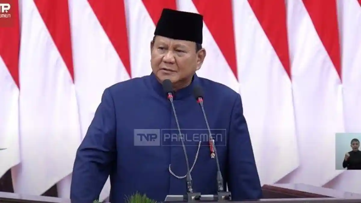 Pidato Prabowo Subianto sebagai Presiden Terpilih RI 2024-2029