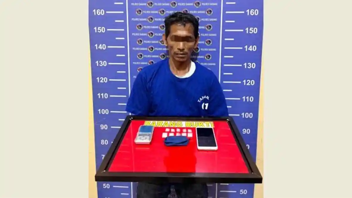 Satresnarkoba Polres Sabang Tangkap Pengedar Sabu, Ini BB Diamankan