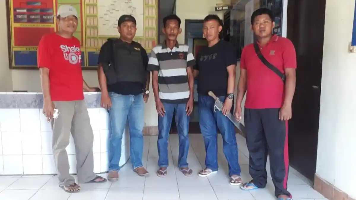 Alimin yang Parangi Tetangganya di Simpellu Wajo Terancam Penjara 5 Tahun