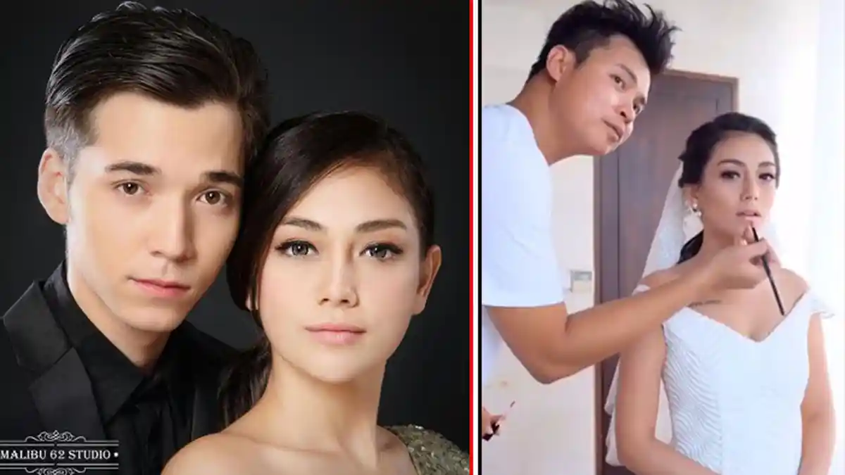 Stefan William Unggah Slide Foto Pernikahan, Perut Celine Evangelista Tampak Buncit?