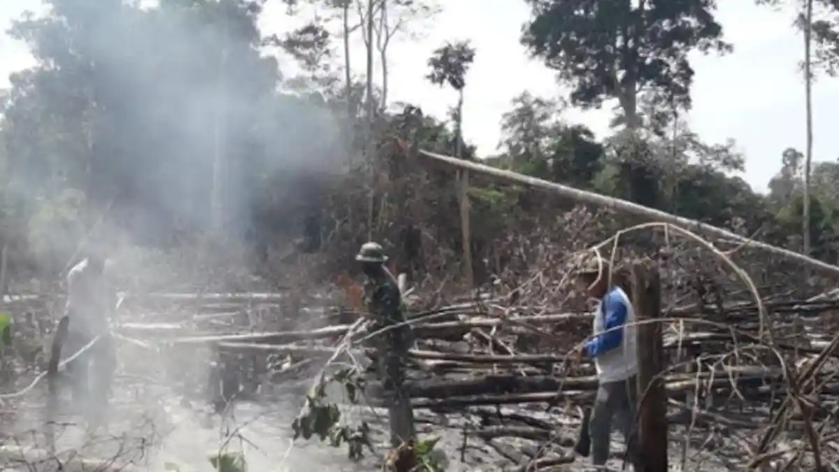 Pantau Titik Api dengan Cepat, Kodim 0104/Atim Manfaatkan Aplikasi Lapan Fire Hotspot