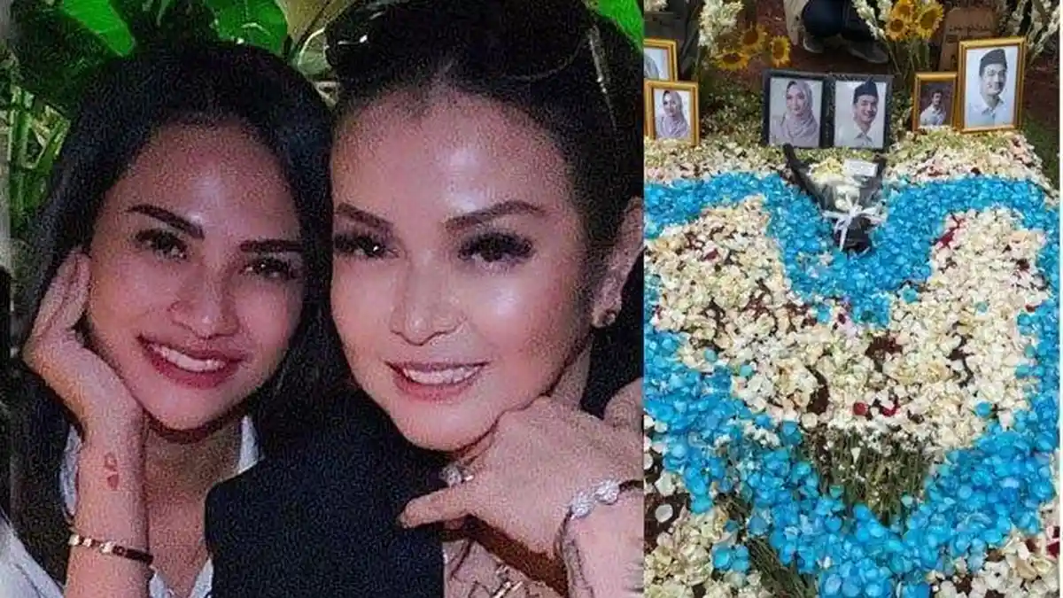 Perlakuan Jennifer Jill di Makam Vanessa Angel dan Bibi Ardiansyah, Istri Ajun: Rasa Cinta