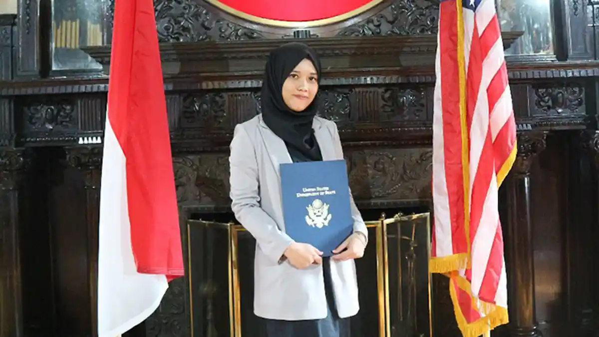 Choiriah Menjelajah Amerika Serikat Gratis untuk Wakili Pemuda Kalbar Ikuti Program YSEALI 2019
