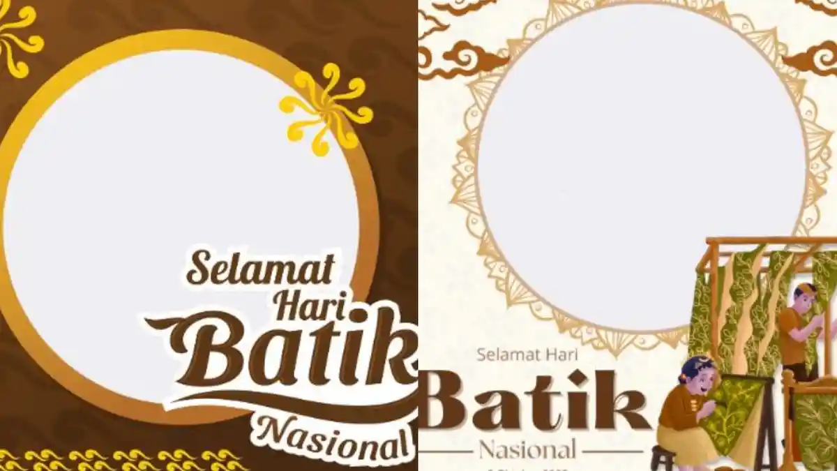 Hari Batik Nasional 2025: Twibbon, Ucapan dan Cara Merayakan