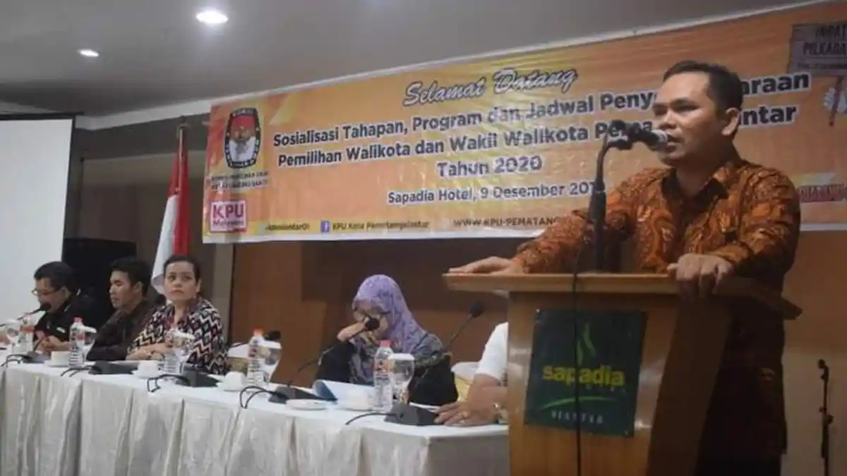 KPU Siantar Ingatkan Bakal Calon Independen Input Data Dukungan ke Aplikasi Silon