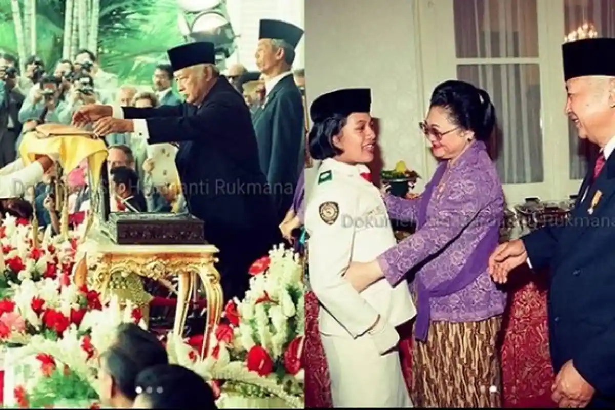 Kisah Cucu Soeharto Menjadi Pembawa Baki Paskibraka Nasional, Baru Diungkap pada 2018