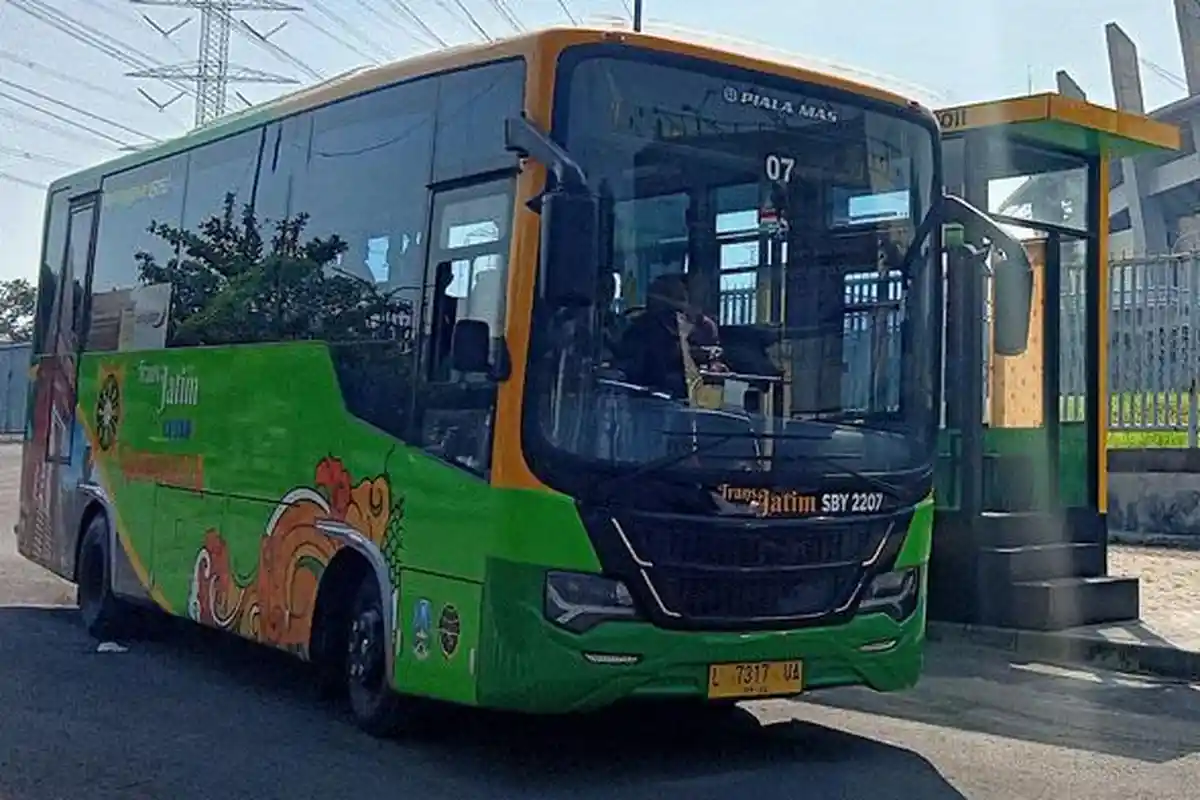 DAFTAR Rute Bus Trans Jatim Semua Koridor Tahun 2025: Mojokerto-SDA-SBY-Gresik-Lamongan-Bangkalan