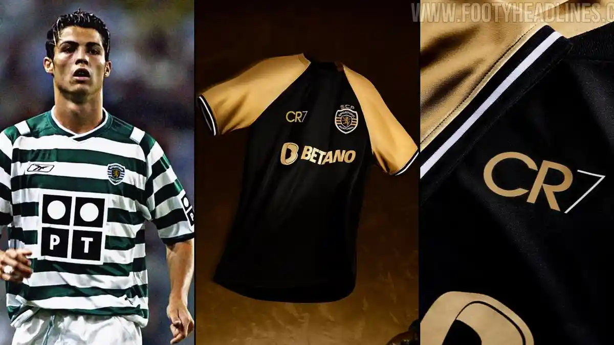 Viral Kode CR7 di Jersey Ketiga Sporting CP, Identik dengan Sosok Cristiano Ronaldo Pemain Al Nassr