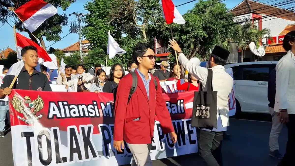Organisasi Mahasiswa Lintas Agama di Bali Tolak People Power 22 Mei 2019