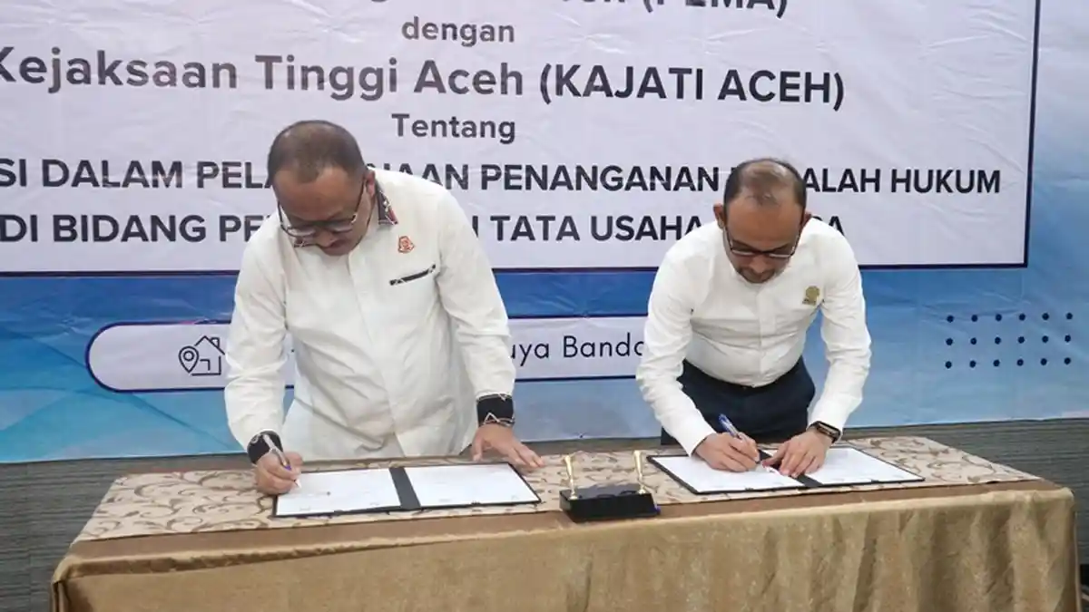 PT Pema dan Kejati Aceh Teken Nota Kesepakatan, Langkah Penanganan Masalah Hukum Perdata