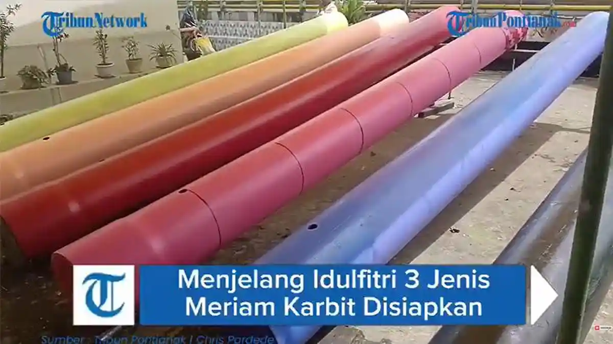 Warga Pontianak Mulai Siapkan Meriam Karbit Jelang Idul Fitri