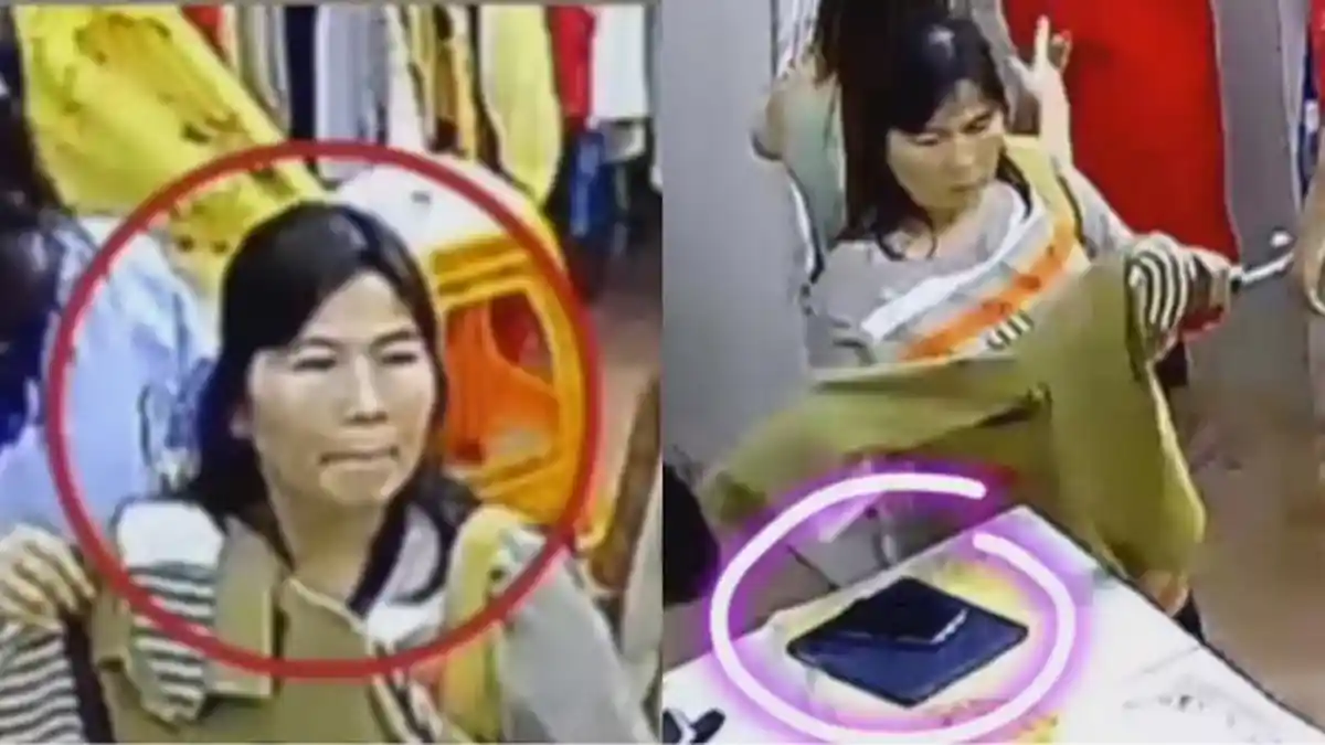 Viral Emak-emak Mencuri Hp di Toko Baju Komplek Asia Mega Mas, Wajah Terpampang di CCTV