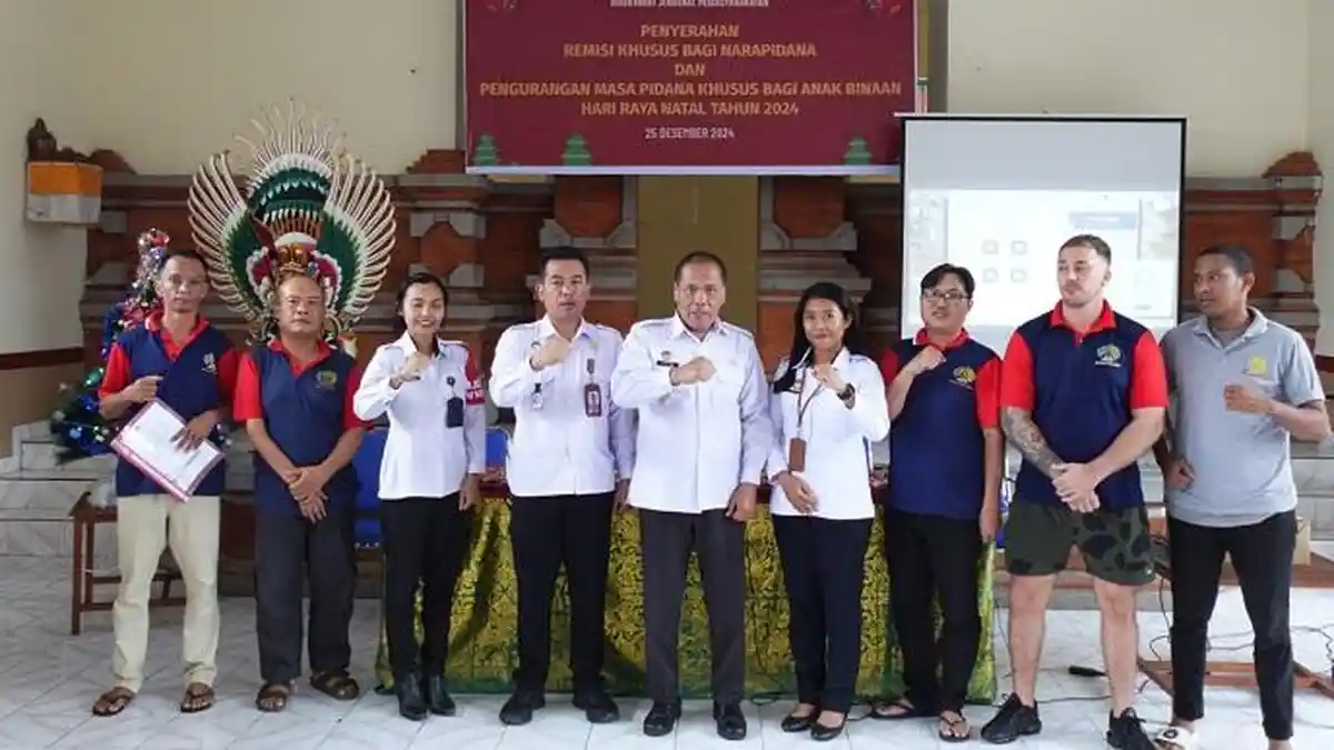 Dua Orang WBP Rutan Negara Terima Remisi Natal, Remisi Khusus Selama 1 Bulan