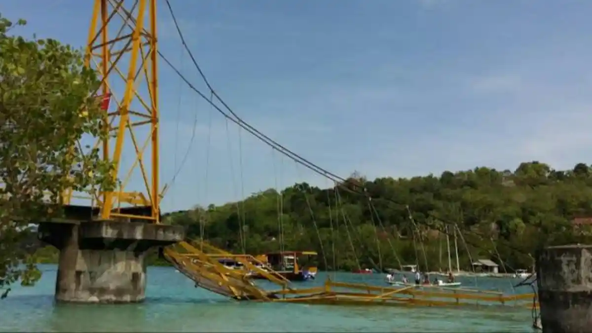 Saksi Hidup Jembatan ‘Cinta’ Lembongan, Sudiarta Tersangkut di Reruntuhan, Nafasnya Hampir Putus!