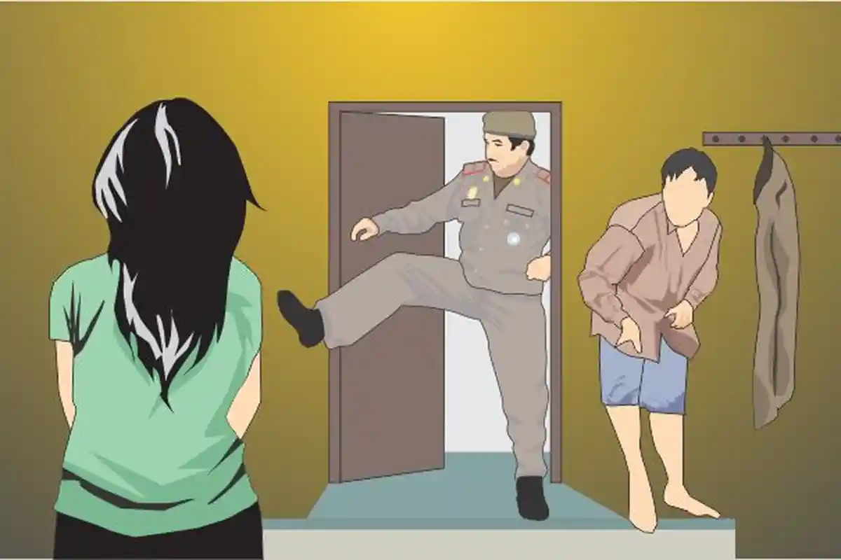 Pasangan Muda-mudi Terjaring Razia di Kamar Kos, Mengaku Sudah Tinggal Beberapa Hari