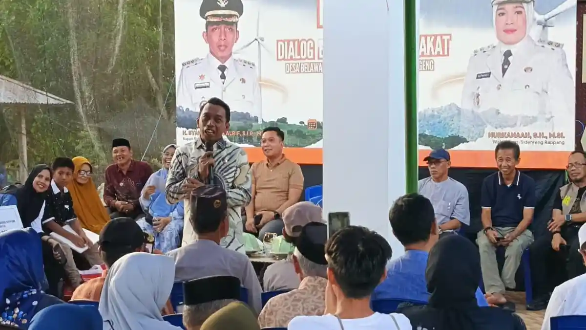 Bupati Sidrap Berdialog Langsung dengan Warga Desa Belawae, Serap Aspirasi Warga