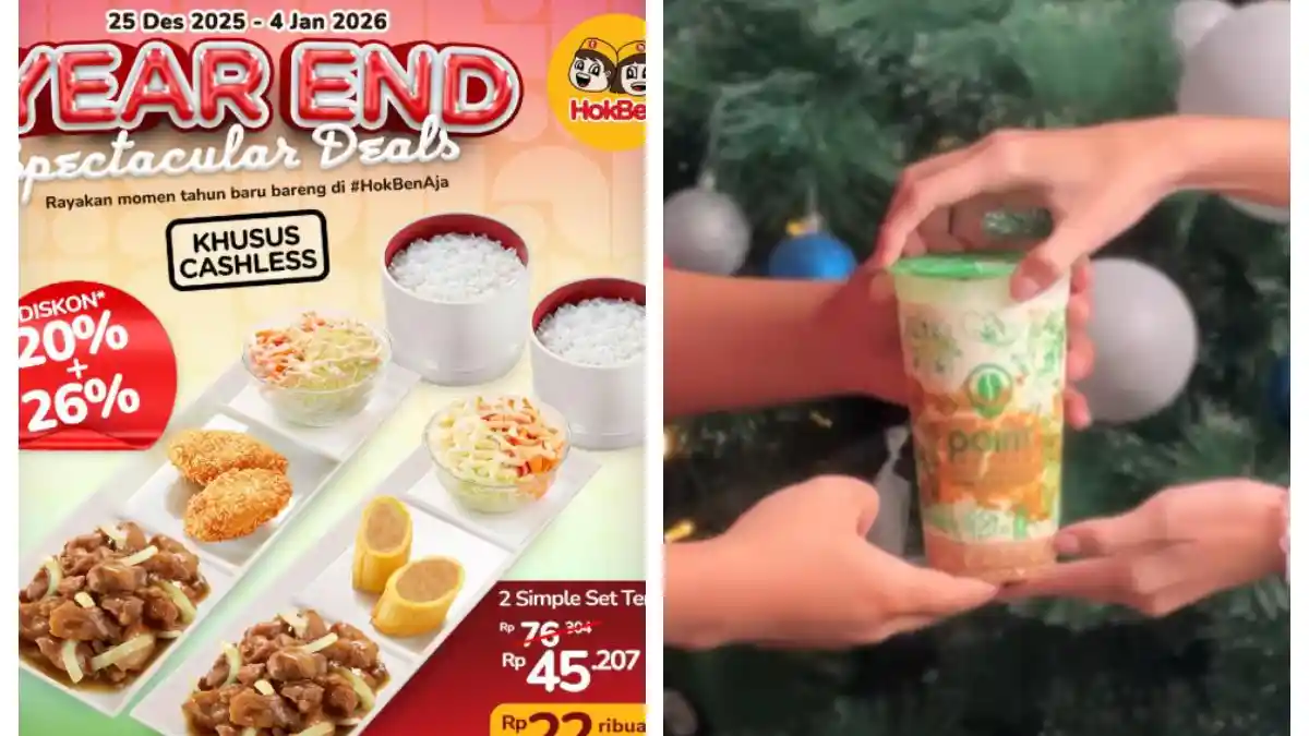 Pesta Diskon: Daftar 12 Promo Makanan & Minuman Paling Hemat Sambut 2026, Hokben hingga Point Coffee