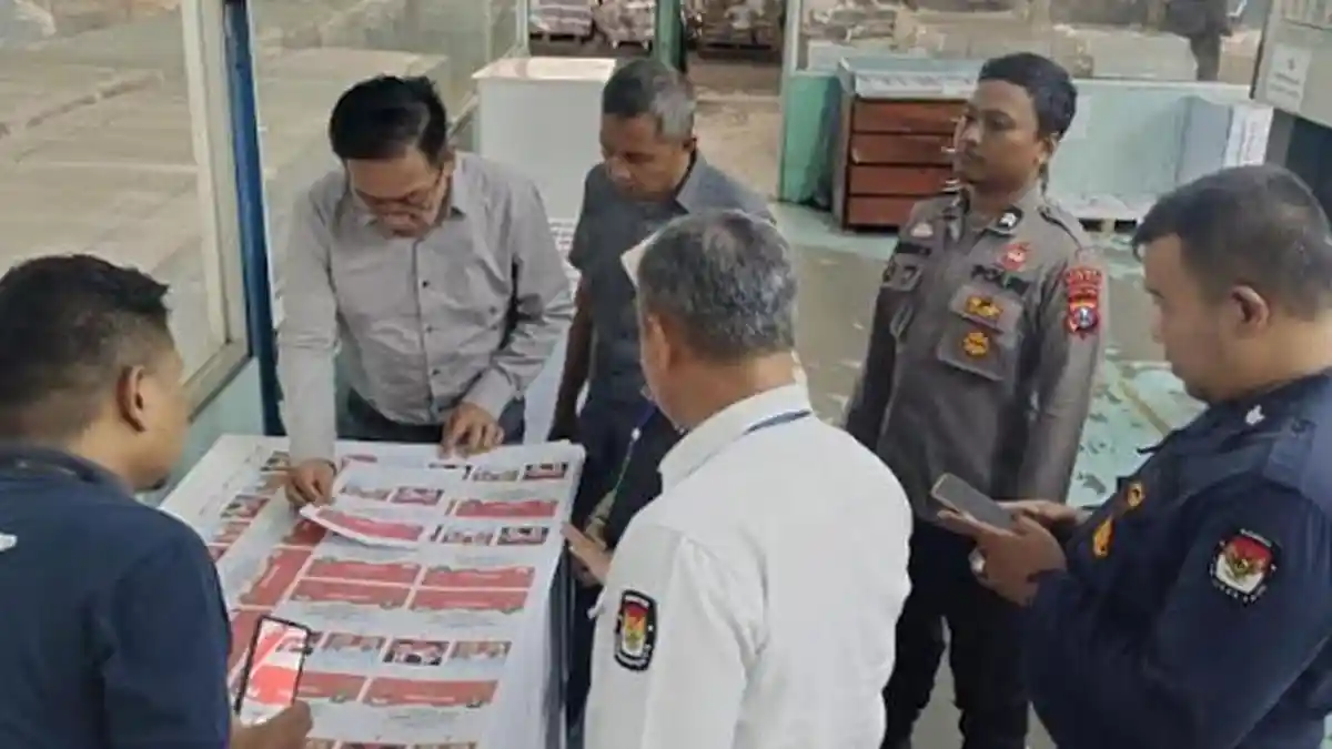 Amankan Pencetakan Surat Suara Untuk Pilkada, Polres Gresik Lakukan Penjagaan 24 Jam