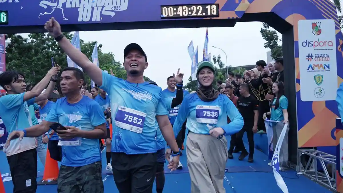 Wako Sukses Gelar Pekanbaru 10K 2025 dengan Semangat Green City