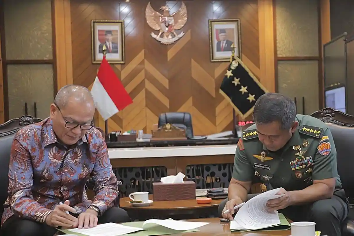 KSAD Teken MoU dengan Tribun Network Kompas Gramedia, Maruli: Buka Kanal Aduan Netralitas TNI AD