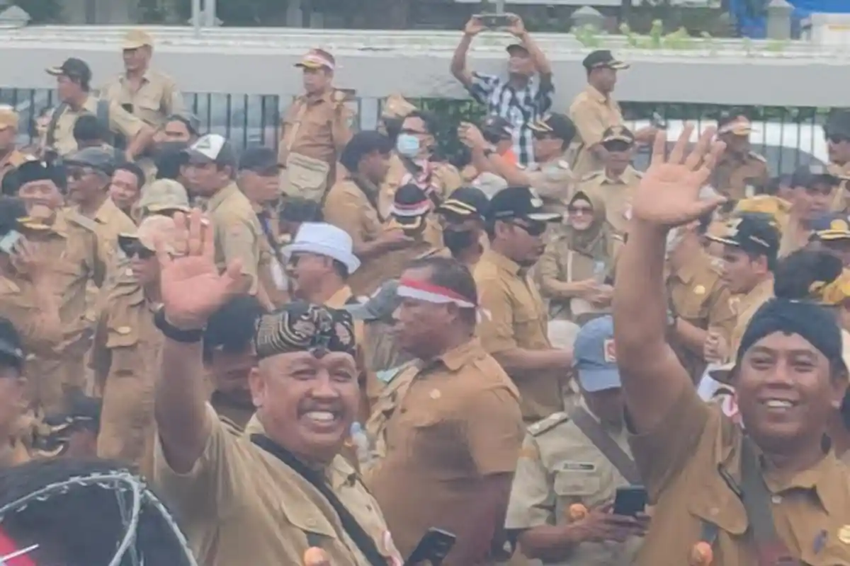 253 Kades di Ponorogo Ikut Demo di Jakarta, Menuntut Masa Jabatan Jadi 9 Tahun dan 2 Periode