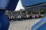 Salat Idul Adha di Pantai Lagoon Ancol
