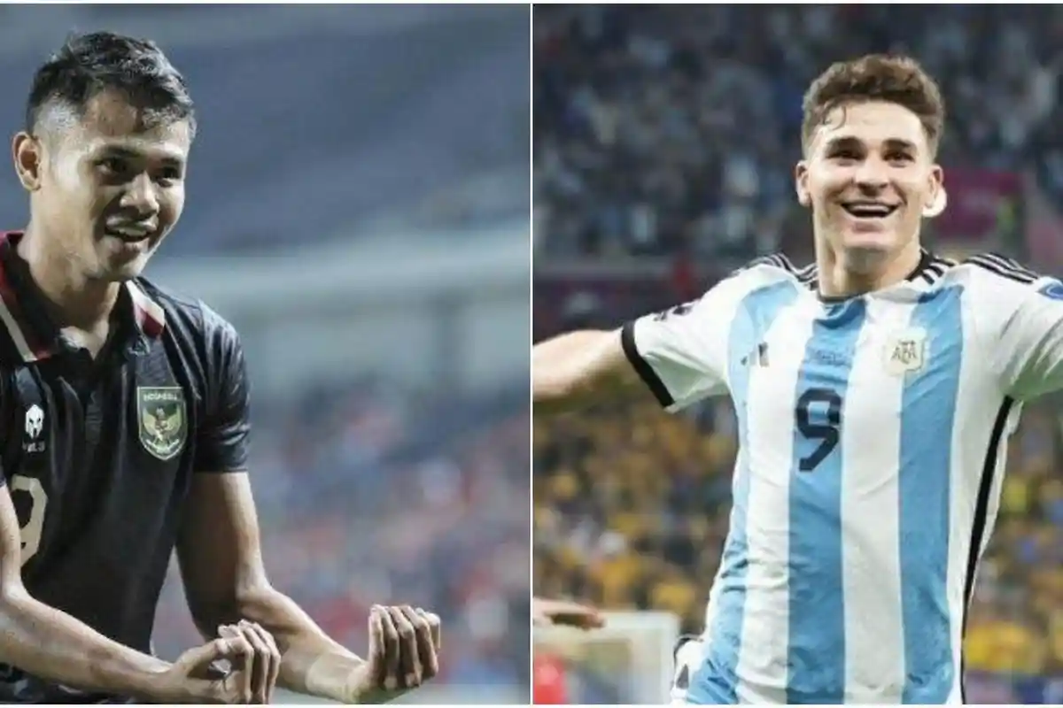Starting Line Up Timnas Indoniesa Vs Argentina, Adu Tajam Dimas Drajad dengan Julian Alvarez