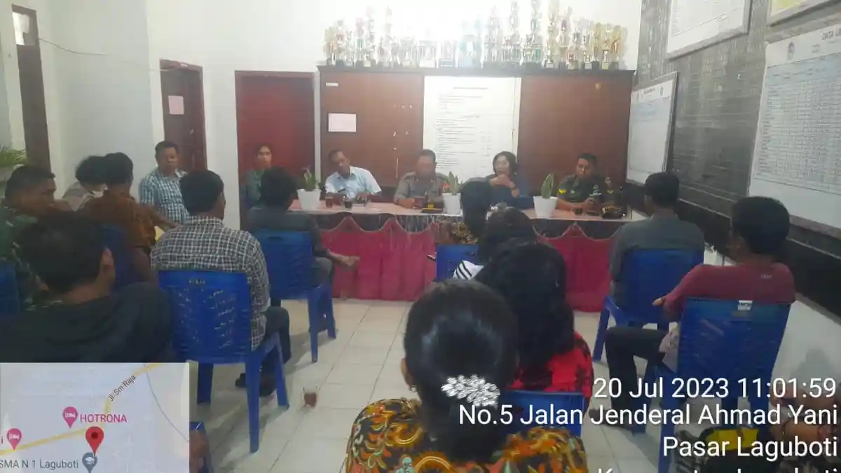 Dua Perangkat Desa di Laguboti Terlibat Perkelahian, Polisi Lakukan Mediasi