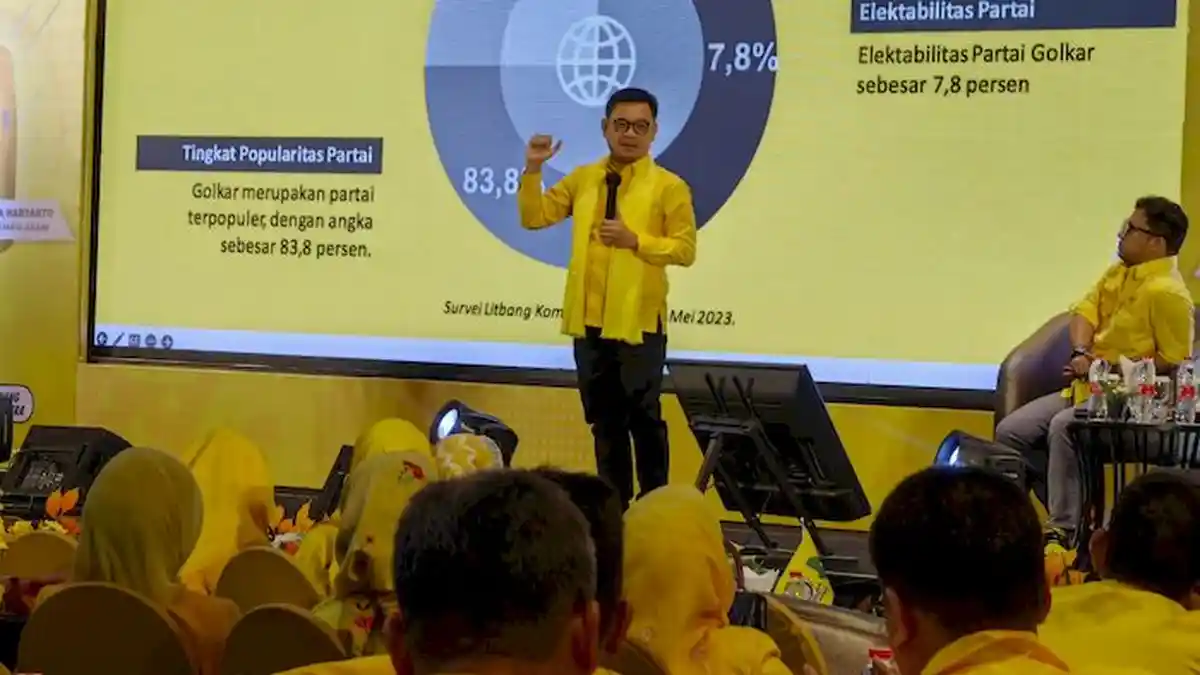 Survei LSI Denny JA: Elektabilitas Golkar Naik di Jabar, Salip PDIP, Gerindra Masih Teratas
