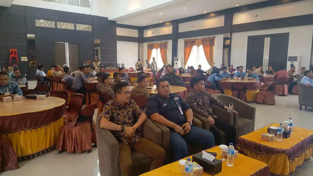 Kepala Lapas Kotapinang Ikut Rapat Pleno Terbuka Rekapitulasi DPSHP dan DPT Labuhanbatu Selatan