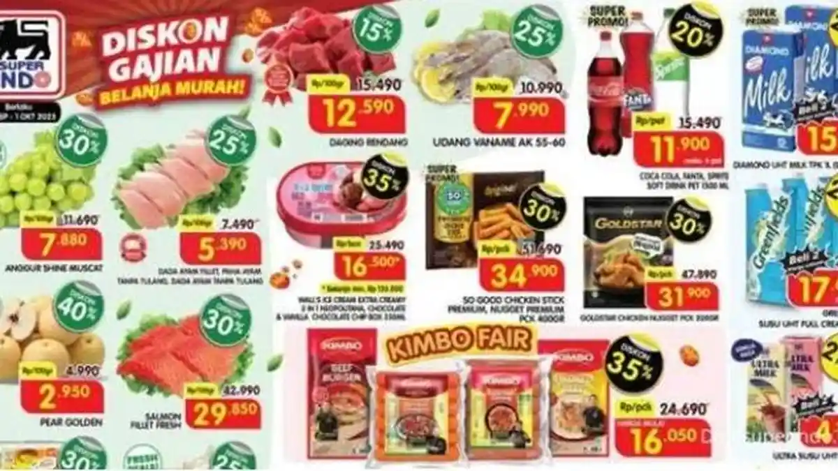 Katalog Promo JSM Superindo Hari ini, Es Krim dan Buah Pear Diskon hingga 40 Persen
