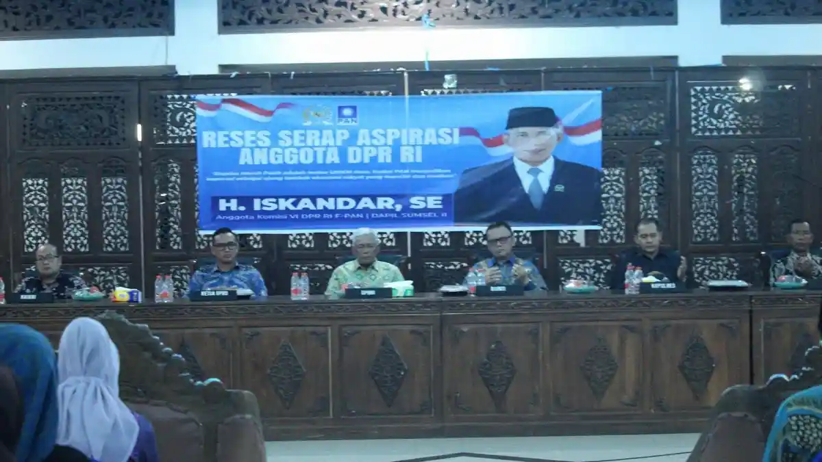 Bupati Joncik Hadiri Reses Anggota DPR RI Dapil Sumsel II di Kabupaten Empat Lawang