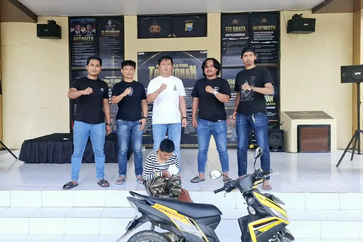 Pencuri Motor di Samping Rujab Bupati Toraja Utara Ternyata Seorang Wanita, Statusnya Residivis