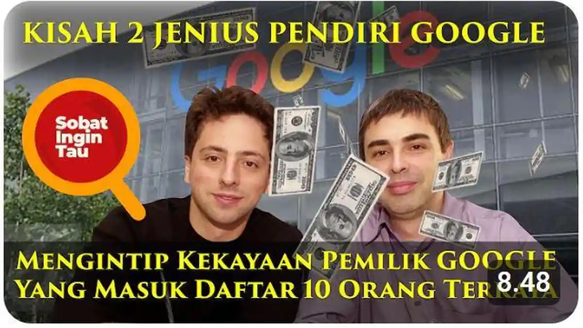 7 Hal yang Dilakukan Pendiri Google dengan Harta Melimpah, Kekayaan Rp4 ...
