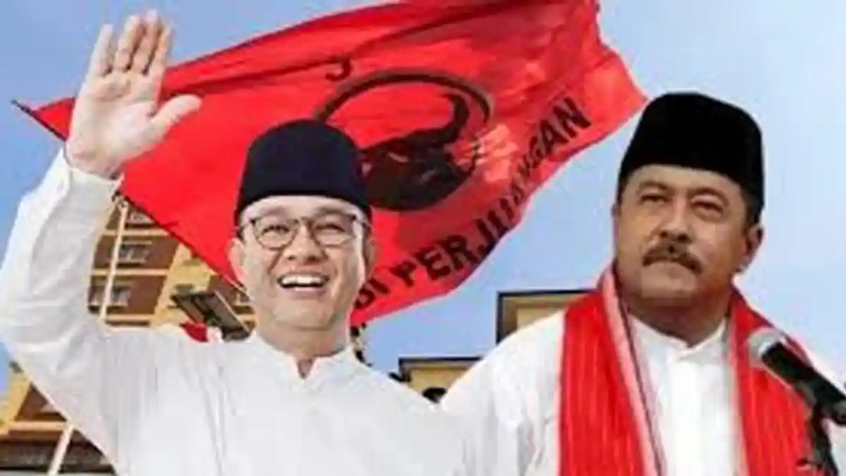 PDIP Memanas Pasca Ridwan–Suswono Dideklarasikan, Kini Beredar Duet Anies – Rano Karno