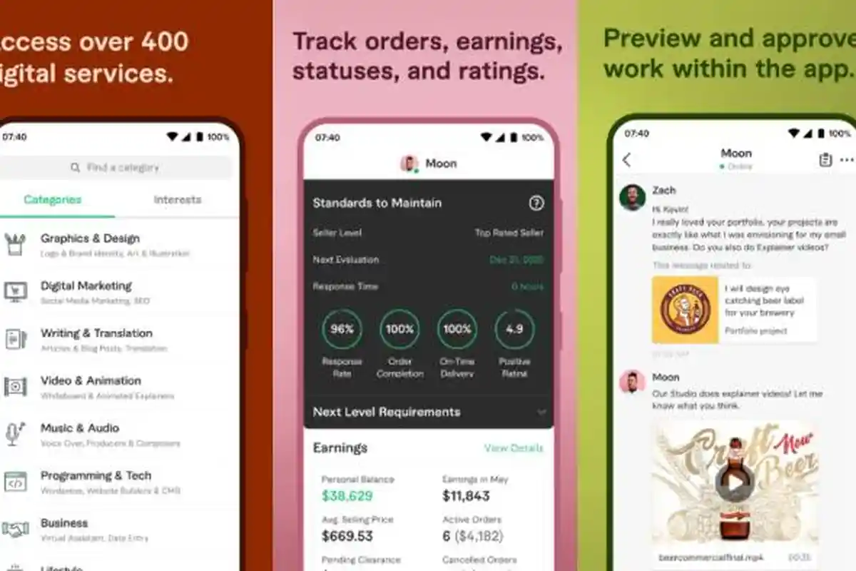 Apakah Aplikasi Penghasil Uang Fiverr Terbukti Menghasilkan Cuan? Berikut Review Pengguna