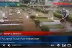 VIDEO Jakarta Banjir, Kuburan di Jeruk Purut Pun Terendam