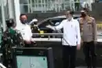 Presiden Jokowi Didampingi Anies Baswedan Tinjau Kesiapan Penerapan New Normal