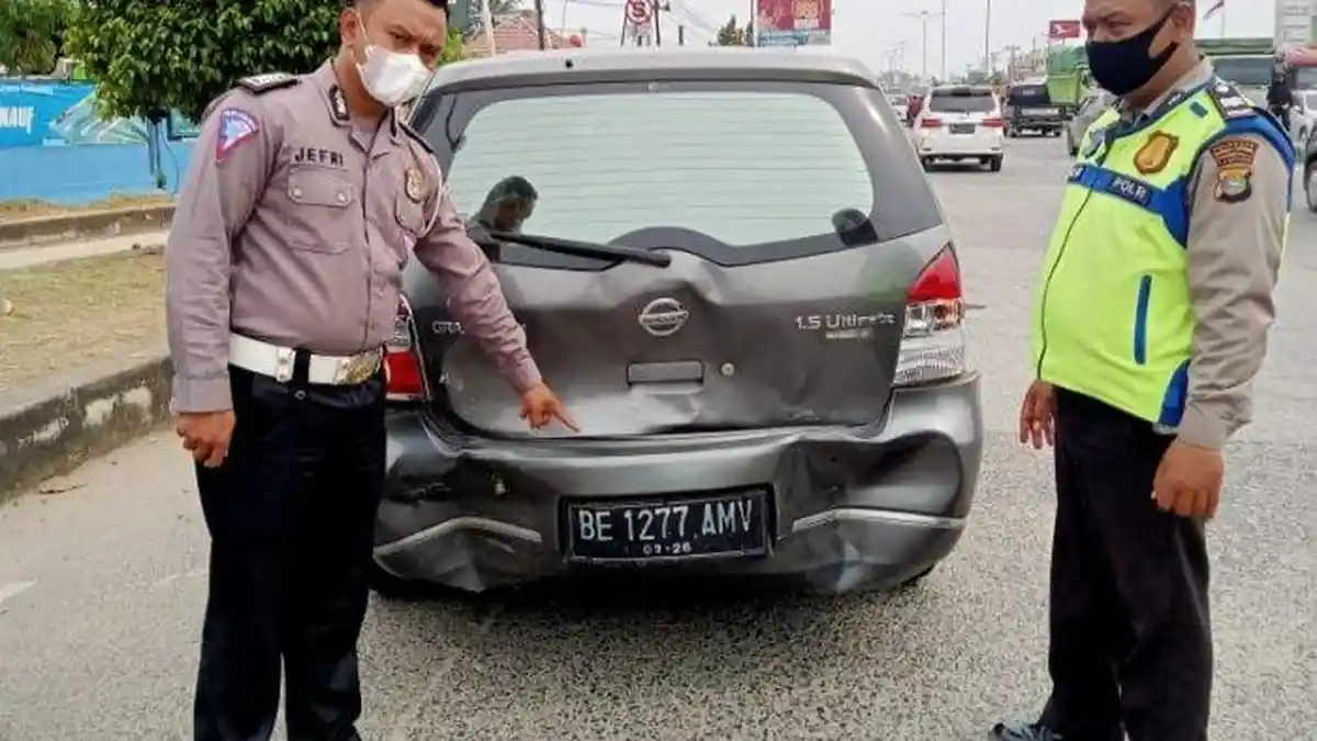 UPDATE Kecelakaan di Simpang Jalan Soekarno-Hatta Lampung, Rem Truk Tangki Ternyata Berfungsi Baik