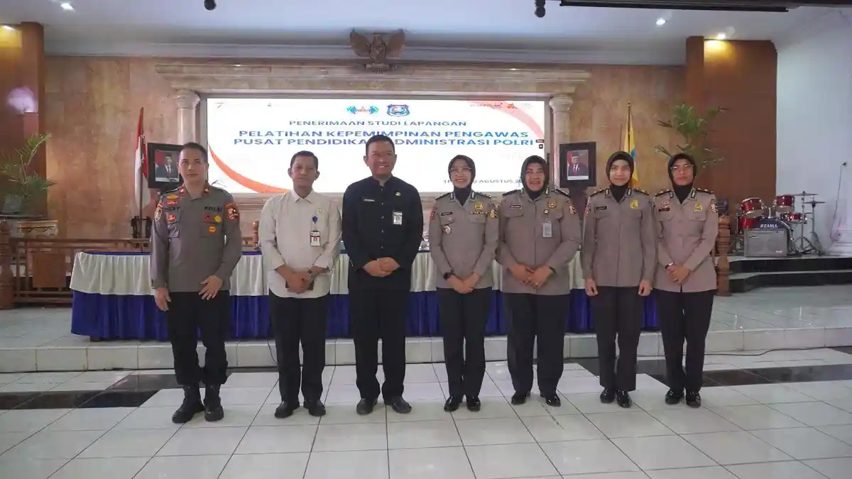 Kota Tegal Jadi Lokus Studi Lapangan PKP Pusat Pendidikan Administrasi Polri