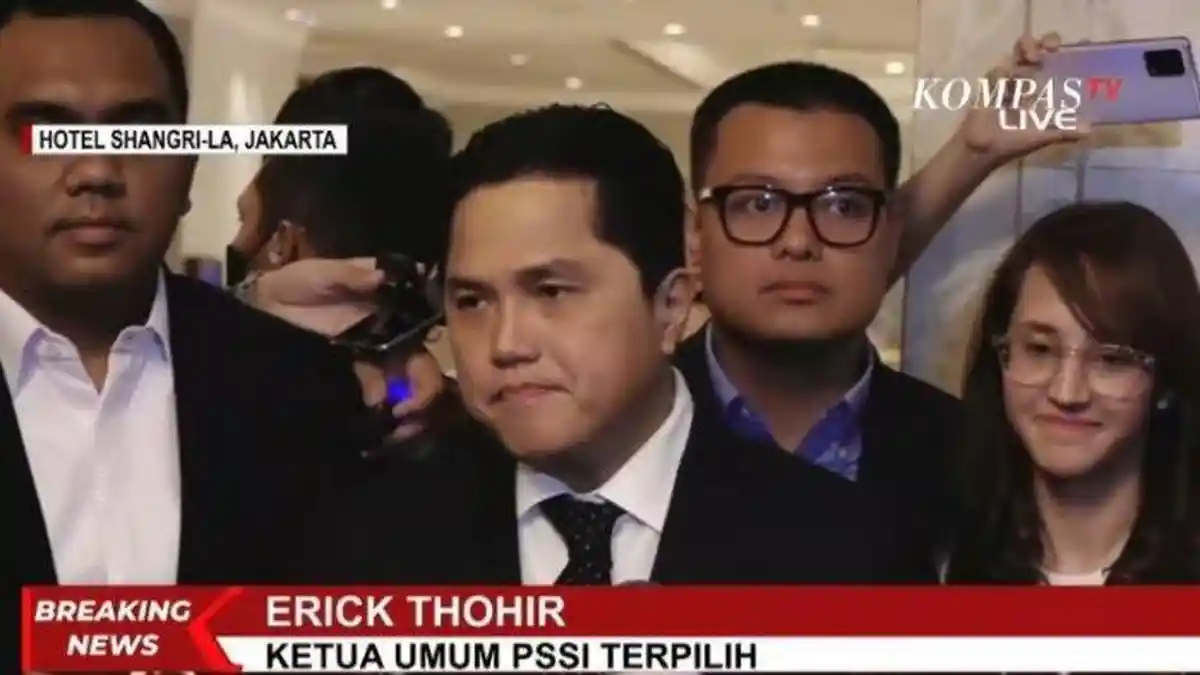 Terpilih Jadi Ketua Umum PSSI, Erick Thohir Langsung Ungkap Program Jangka Pendek untuk Sepak Bola