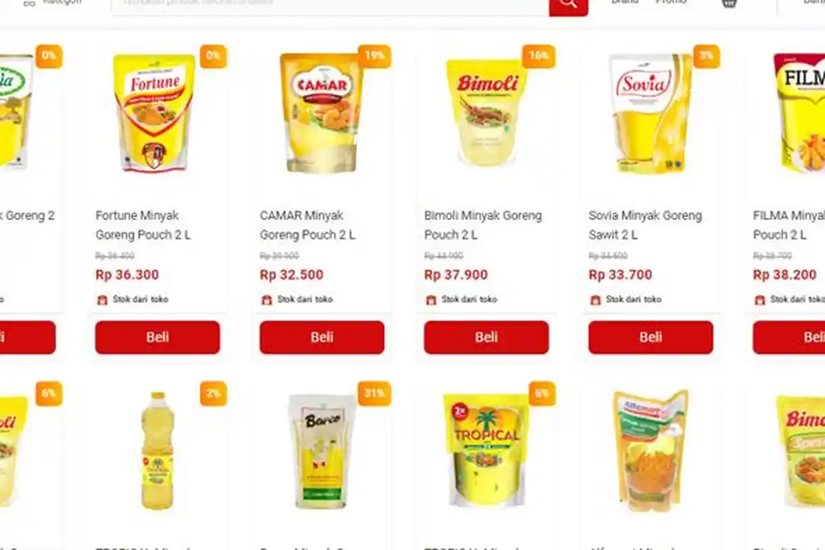 Promo Harga Minyak Goreng di Alfamart dan Indomaret Minggu 12 Maret 2023: Bimoli Diskon 16 Persen